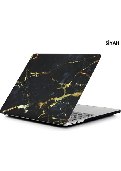 Apple Macbook Pro 15 2016 A1707 Mermer Desenli Kılıf Kapak