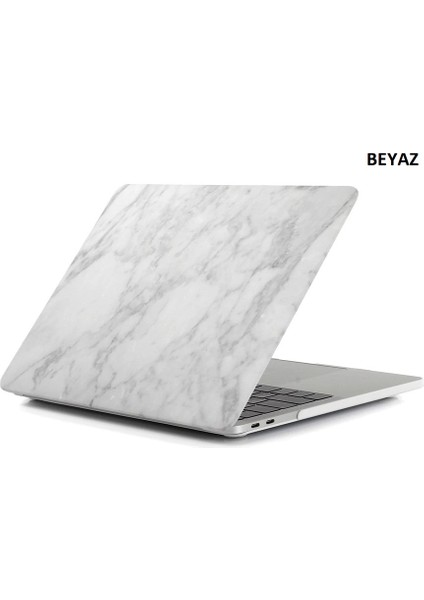 Apple Macbook Pro 15 2016 A1707 Mermer Desenli Kılıf Kapak