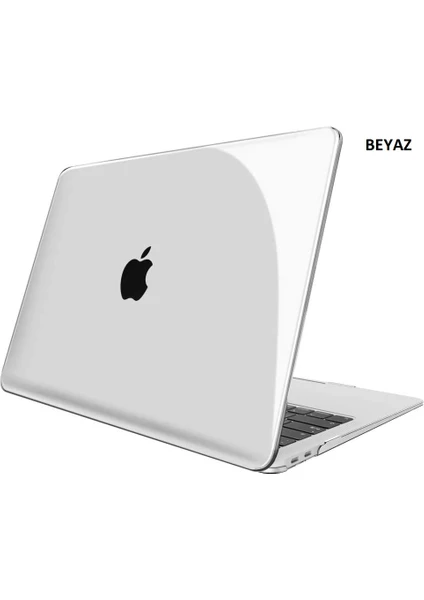 MacBook Air 13 A1932 2018 A2179 2020 Kristal Şeffaf Kılıf Kapak