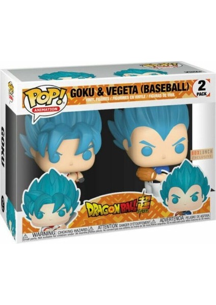 Pop Animation Dragon Ball Super Goku Vegeta (Baseball) 2pk (Exc)