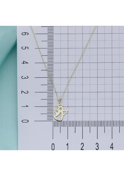 14K Altın Melek Kolye 4N37006