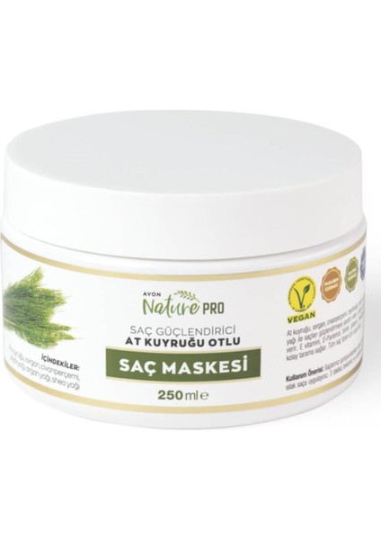 Naturepro At Kuyruğu Otlu Saç Maskesi 250 Ml.