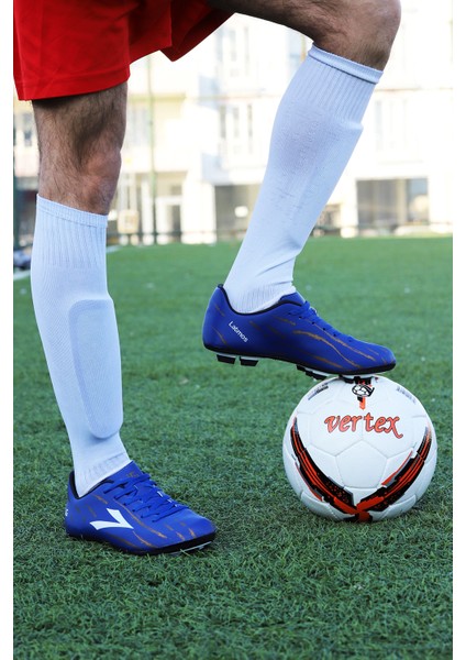 Latmos Km Krampon Çim Saha Erkek Futbol Ayakkabı Saks Mavi