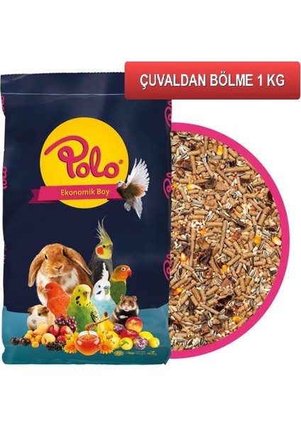 Karışık Kemirgen Yemi (Çuvaldan Bölme) 1 kg