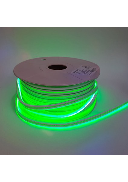 Neon 12V Hortum Şerit LED 50 Metre Yeşil