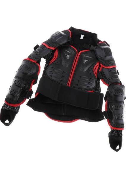 Motosiklet Tam Vücut Ceket Göğüs Koruyucu Siyah + Kırmızı Xxxl (Yurt Dışından) fırsatları