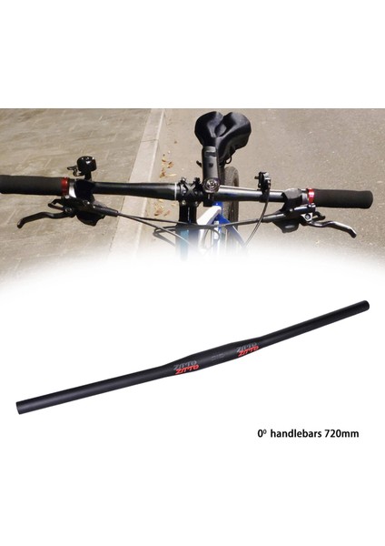 Strade Store Dağ Bisikleti Gidon Mtb 31.8mm Riser Bar Dh Bisiklet Yükseltici Barlar Parçaları 720MM 0 Derece (Yurt Dışından)