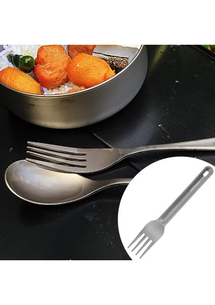 Titanyum Kamp Seyahat Açık Piknik Çatal Sofra Ultralight Taşınabilir Çatal (Yurt Dışından) fiyatları