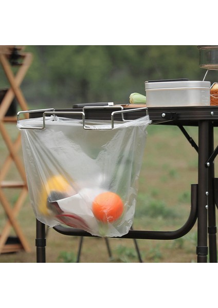 Çöp Çantası Tutucu Asılı Raf Açık Kapalı Dustbin Çanta Çerçeve Askı (Yurt Dışından) fırsatları