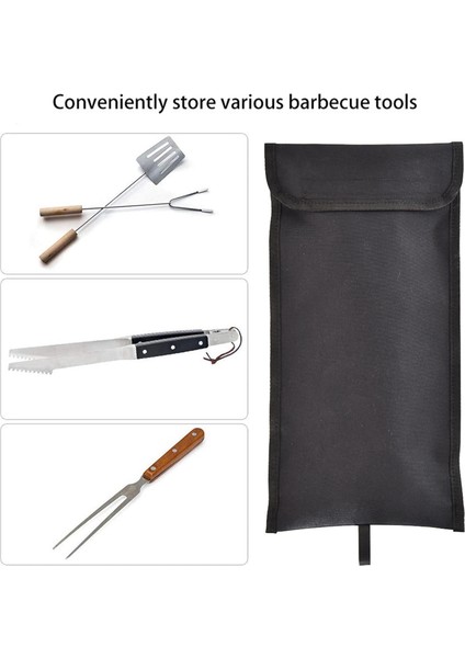 Barbekü Aracı Saklama Çantası Izgara Araçları Backdyard Kamp Yürüyüşü Için Çanta Taşıma (Yurt Dışından) fırsatları