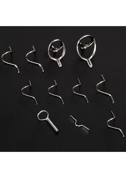 11 Adet / Takım Sinek Olta Rehberleri 4-6WT Olta Direği Bina Dıy Göz Yüzük (Yurt Dışından) indirimleri