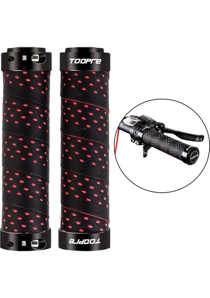 2 Parça Bisiklet Kavrama Çift Kilit Scooter Kırmızı Için Aşınmaya Dayanıklı (Yurt Dışından) fırsatları