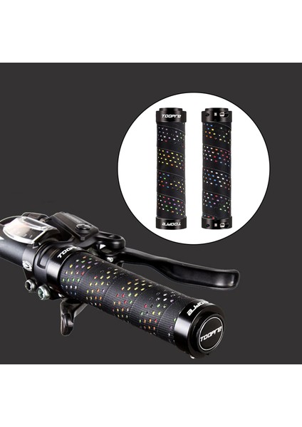 2 Parça Bisiklet Kavrama Scooter Gökkuşağı Renkler Için Çift Kilit Dayanıklı (Yurt Dışından) modelleri