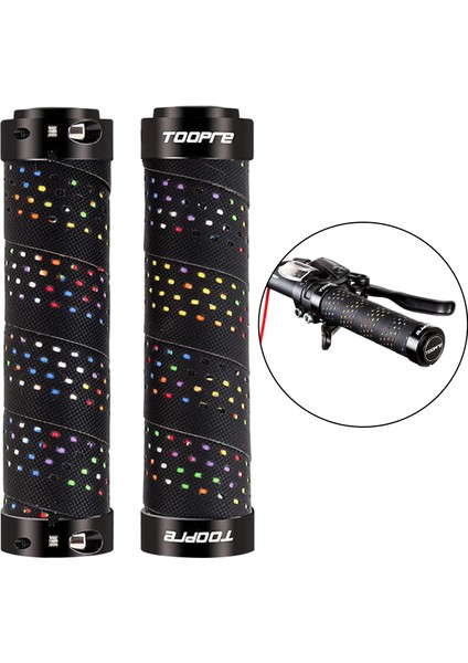 2 Parça Bisiklet Kavrama Scooter Gökkuşağı Renkler Için Çift Kilit Dayanıklı (Yurt Dışından) fırsatları