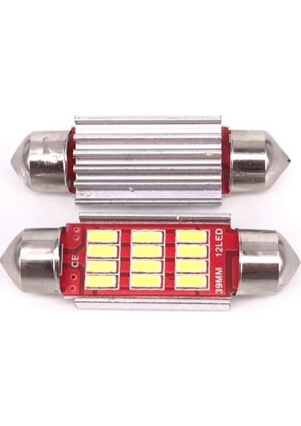 AYBS0039 Sofit 12 V 39 mm 12 Ledli Beyaz Ampul 2'li fiyatları