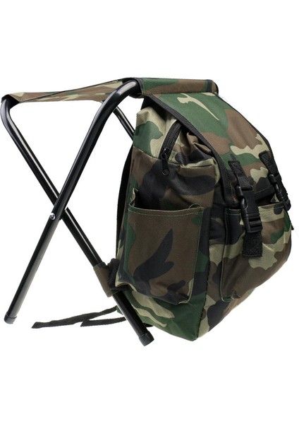 Avcılık Balıkçılık Sırt Çantası Mücadele Çantası Kamp Katlanabilir Dışkı Koltuğu - Camo (Yurt Dışından) fırsatları