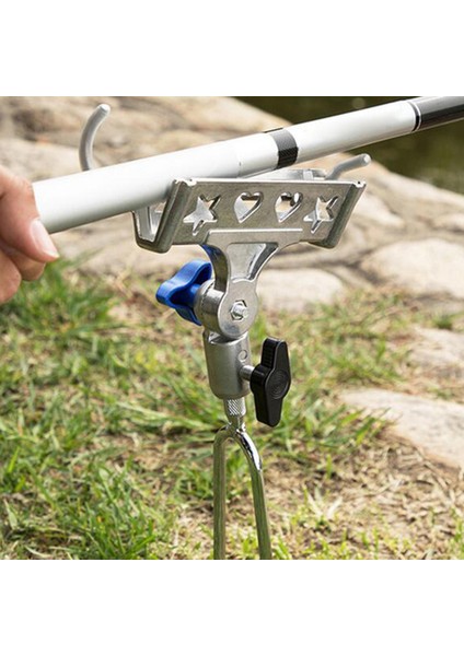 Otomatik Olta Tutucu Zemin Desteği Standı Balık Kutup Braketi Aracı Gümüş Kafa (Yurt Dışından) modelleri