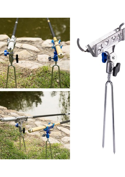 Otomatik Olta Tutucu Zemin Desteği Standı Balık Kutup Braketi Aracı Gümüş Kafa (Yurt Dışından) fırsatları