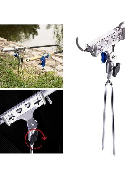 Otomatik Olta Tutucu Zemin Desteği Standı Balık Kutup Braketi Aracı Gümüş Kafa (Yurt Dışından) indirimleri