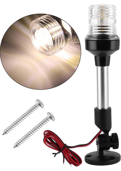 Fold Aşağı Navigasyon Işığı 2nm Görünürlük 12-24 V Yelkenli Yat Çapa Işık 9 Inç (Yurt Dışından) fırsatları