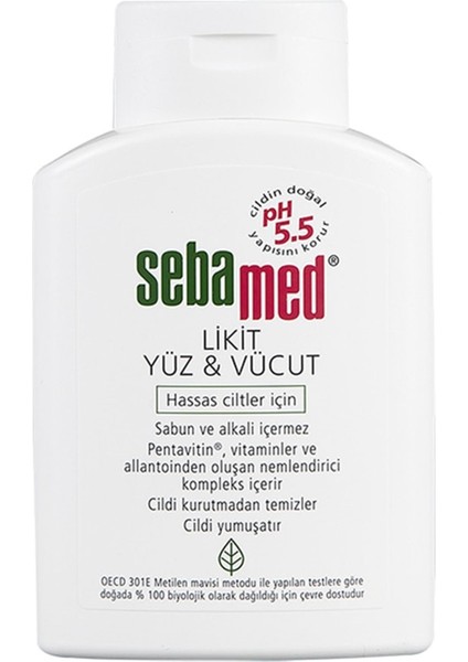 Likid Yüz & Vücut Temizleyici 200 ml Yüz Temizleyici