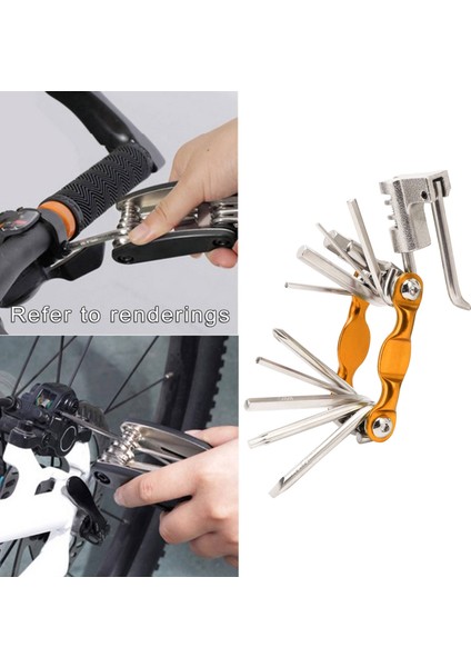 Taşınabilir Işlevli Bisiklet Onarım Aracı Set 11 In 1 Motosiklet Altın Için (Yurt Dışından) fiyatları