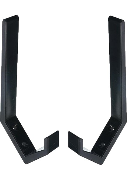 1 Pairs Kask Tutucu Kanca Duvar Montaj Ceket Kanca Ceket Depolama Raf Siyah (Yurt Dışından)