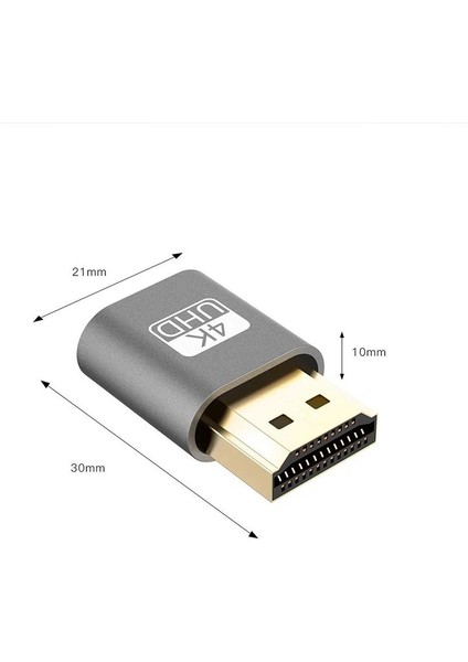 HDMI Uyumlu Sanal Ekran 4K Ddc Edıd Emulatör Adaptörü