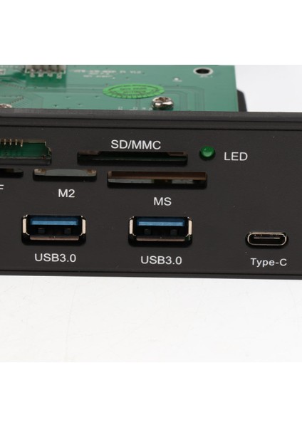 USB 3.0 Hub E-Sata Dashboard Çoklu Ön Panel Kart Okuyucu (Yurt Dışından)