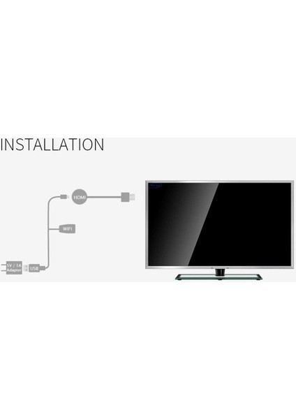 Kablosuz HDMI 4 K Wifi Ekran Tv Alıcısı (Yurt Dışından)