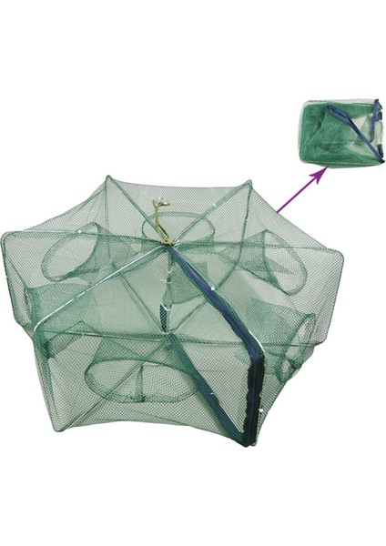 Katlanabilir Balıkçılık Net Seyahat Yetişkinler Için Uygun Balıkçılık Severler 6 Delik 6 Delik Büyük (Yurt Dışından) fiyatları