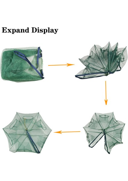 Katlanabilir Balıkçılık Net Seyahat Yetişkinler Için Uygun Balıkçılık Severler 6 Delik 6 Delik Büyük (Yurt Dışından) fırsatları