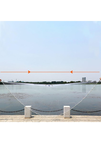 8ft / 10FT / 12FT Tuzlu Su Balıkçılık Döküm Net Tuzak Yüksekliği Lavabo 300 Çelik Kolye (Yurt Dışından) fırsatları