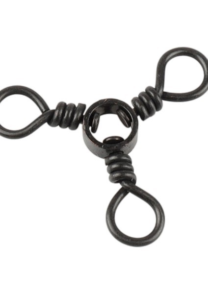 6/8/10 Adet 3 Yollu Haddeleme Varil Swivels Katı Teçhizat Halka Olta Konnektörü A (Yurt Dışından) fırsatları