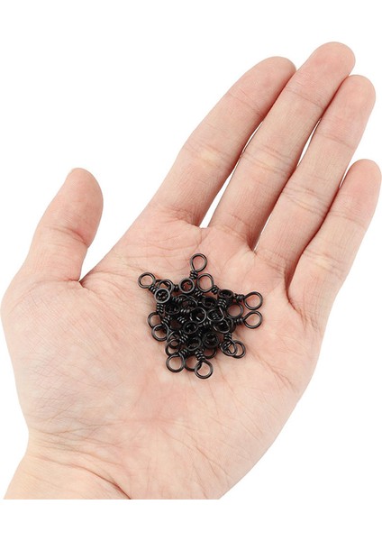 6/8 / 10 Adet 3 Yollu Haddeleme Arel Swivels Katı Teçhizat Halka Olta Konnektörü B (Yurt Dışından) modelleri