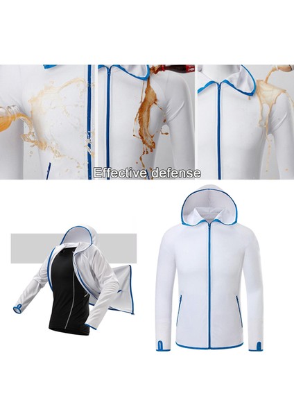 Balıkçılık Giyim Uzun Kollu Nefes Bisiklet Kamp Anti-Uv Giysileri L Beyaz (Yurt Dışından) modelleri