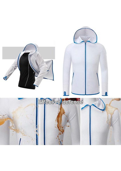 Balıkçılık Giyim Uzun Kollu Nefes Bisiklet Kamp Anti-Uv Giysileri L Beyaz (Yurt Dışından) fırsatları