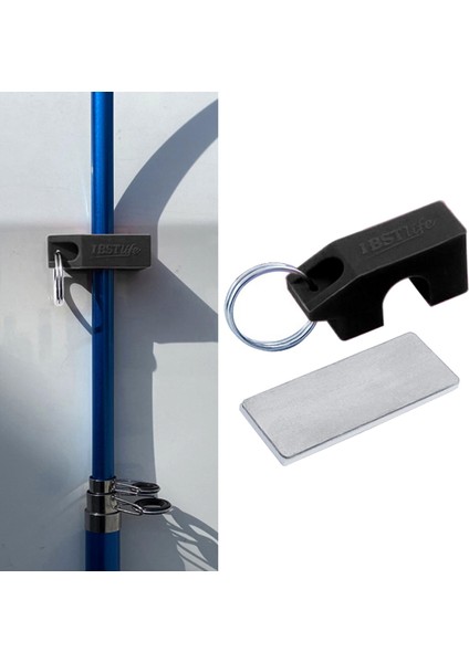 Manyetik Olta Klipleri Delik Boyutu 1.9 cm / 0.75 "sac ile Siyah (Yurt Dışından) fırsatları