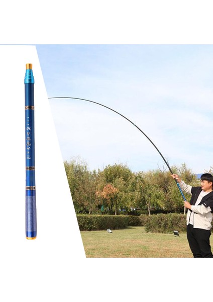 3.6 M / 4.5 M / 5.4 M / 6.3 M Teleskopik Olta Balıkçılık Kutbu Mavi 4.5 M (Yurt Dışından) fırsatları
