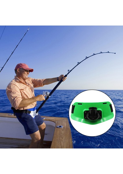 Balıkçılık Bel Çubuk Tutucu Abs Plastik Deniz Suyu Takımı Yastıklı Yeşil ve Siyah (Yurt Dışından) modelleri