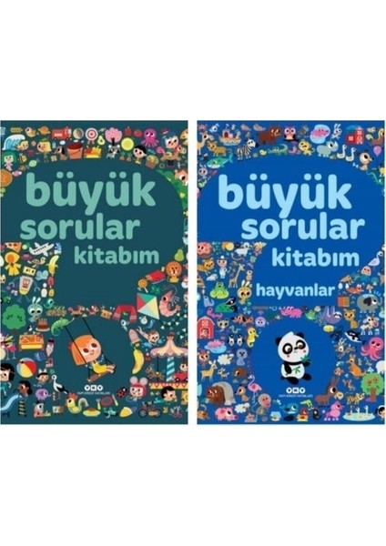 Büyük Sorular Kitabım + Büyük Sorular Kitabım Hayvanlar | 2 Kitap Set (Ciltli)