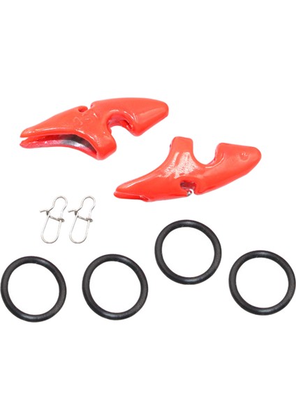 2x 10/15 / 20 / 25G Balıkçılık Kurşun Egi Sinker Ipucu Jig Lure Ağırlıkları Snaps Hooks 10G (Yurt Dışından)