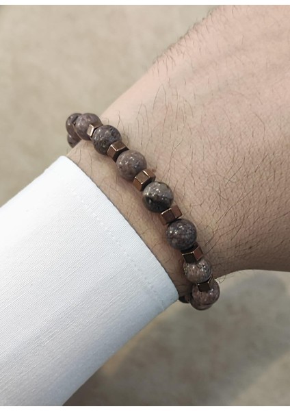 Stell 3.lü Set Doğaltaş Erkek Bileklik Seti modelleri