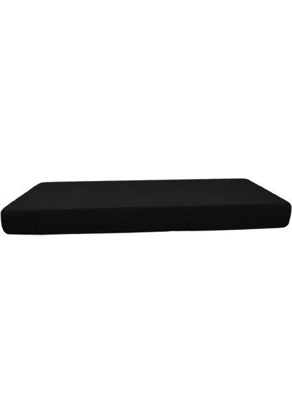 Emniyet Yastık Slipcover Koltuk Yastık Pad Kapak Bahçe Sandalyeleri Siyah-Size L (Yurt Dışından)