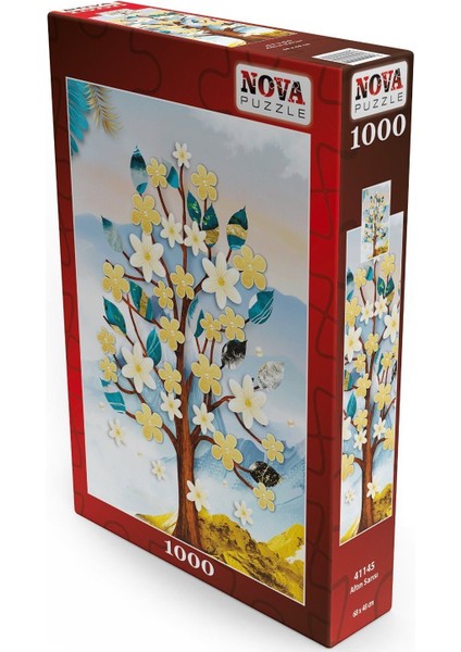1000 Parça Altın Sarısı Ağaç Puzzle fiyatları