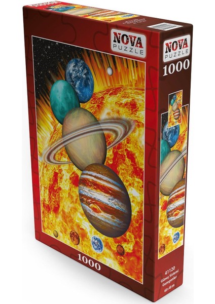 Nova Puzzle Güneş Sistemi - Gezegenler - 1000 Parça Puzzle