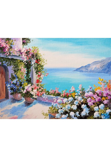 Deniz Kenarındaki Ev Puzzle - 1000 Parça - 41071