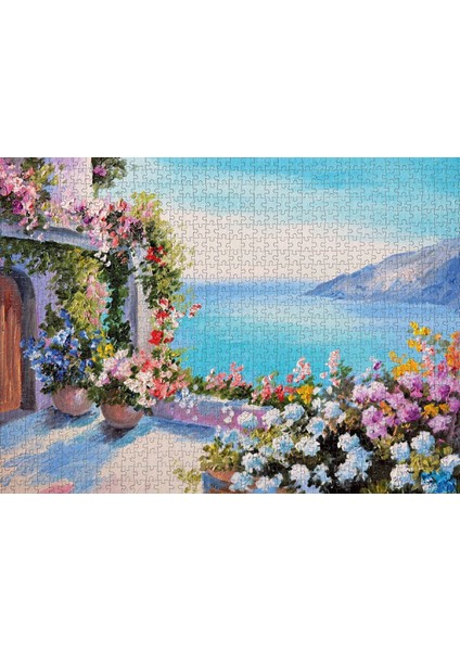 Deniz Kenarındaki Ev Puzzle - 1000 Parça - 41071