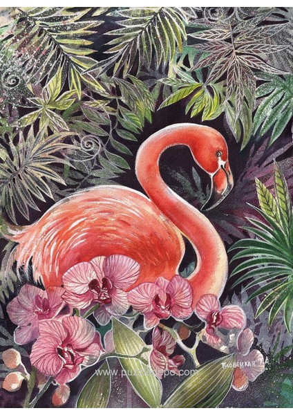 41097 Flamingo Puzzle - 1000 Parça - Tatiana Plovetskaya