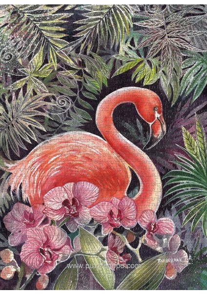 41097 Flamingo Puzzle - 1000 Parça - Tatiana Plovetskaya modelleri